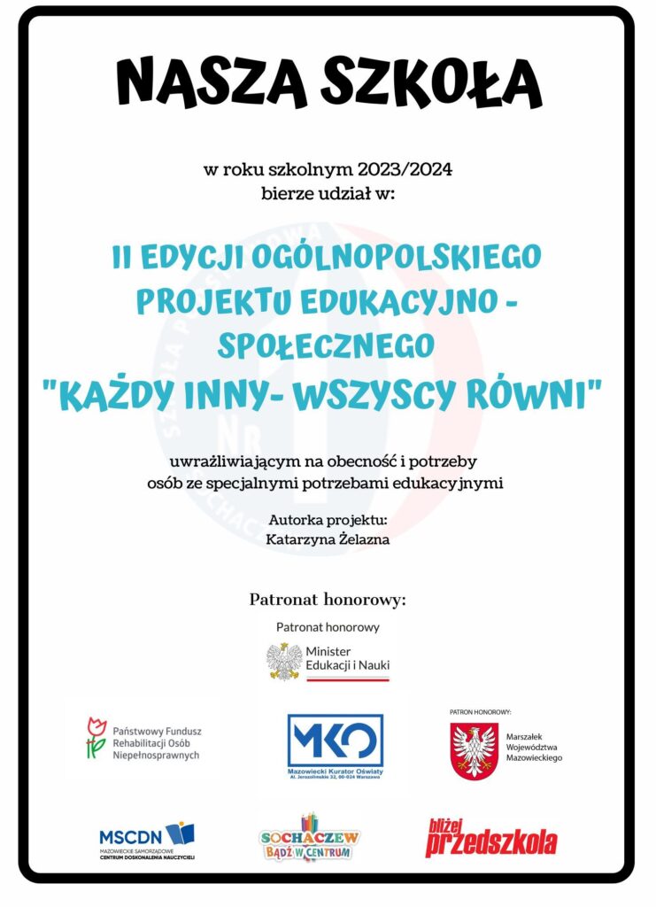 Każdy inny wszyscy równi